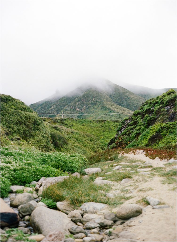 Foggy Mountains of Big Sur what time of year to plan a wedding