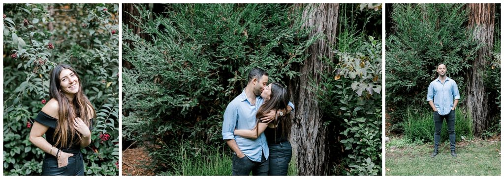 Surprise engagement in Big Sur redwoods photographed by AGS Photo Art