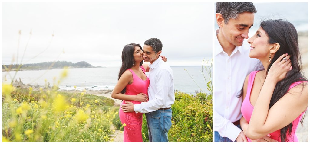 Monterey maternity session at Carmel Meadows