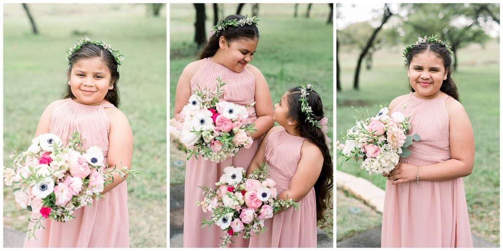 Ma Maison pretty in pink flower girls for spring wedding