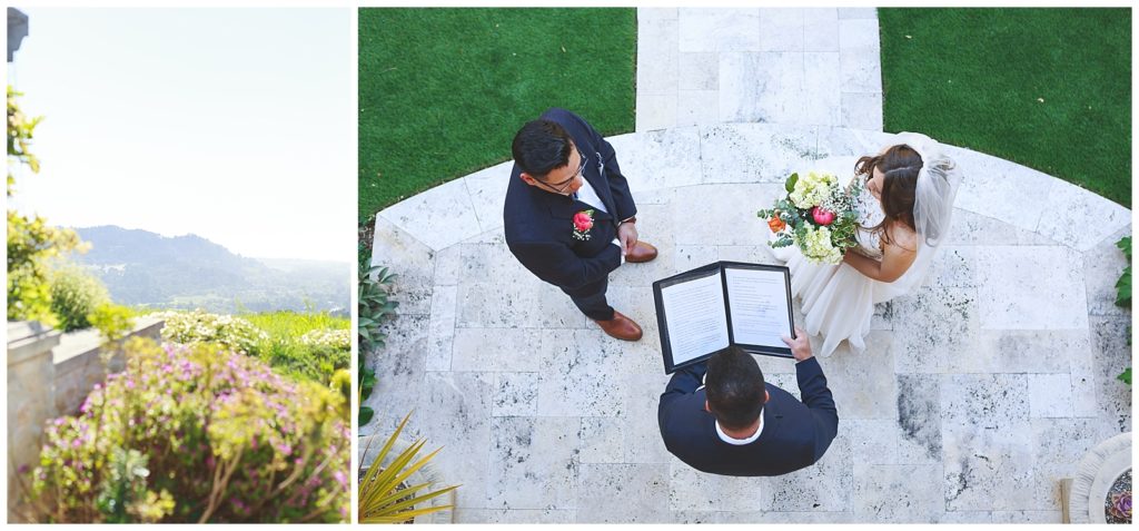 Tehama private elopement from above