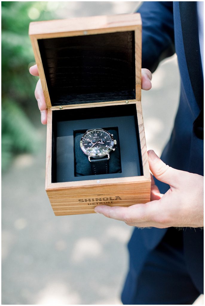 custom watch shinola detrole groom details