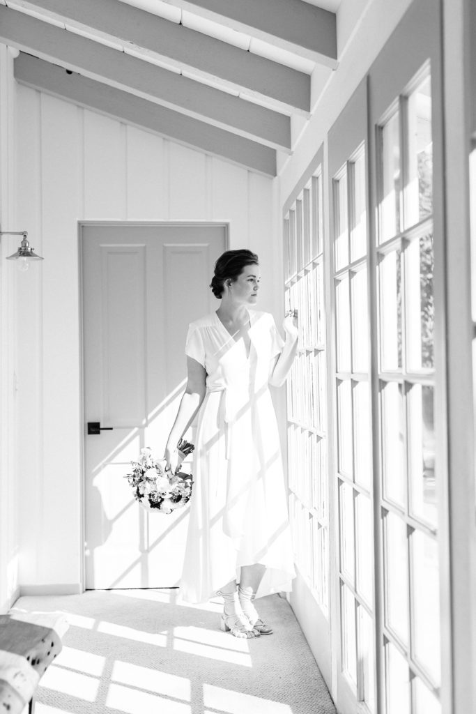 black-and-white-wedding-bridal-portrait-window-light