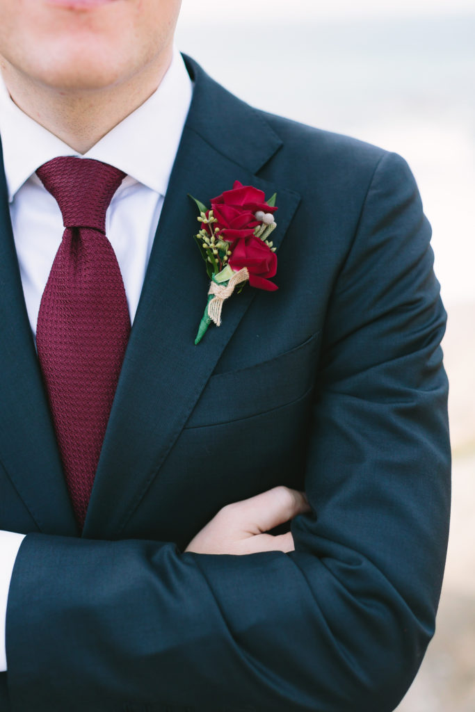 groom-detail-burgundy-blue-suite-boutonniere