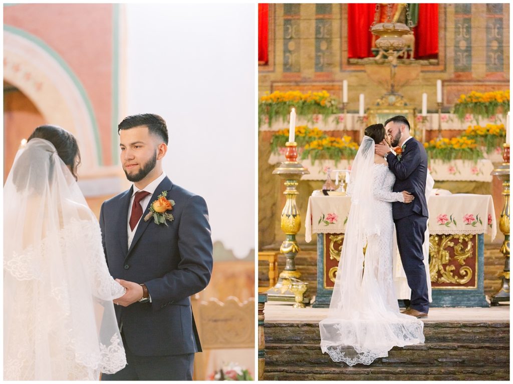 san-juan-bautista-mission-wedding-ceremony-wedding-kiss