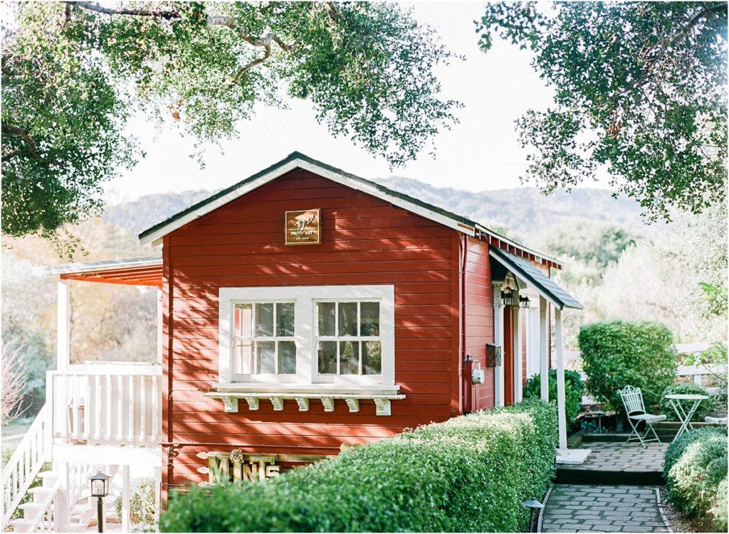 Charming Cottage in Carmel Valley office home of Film Wedding Photographer AGS Photo Art Photographing wedding in Carmel, Monterey and Big Sur California