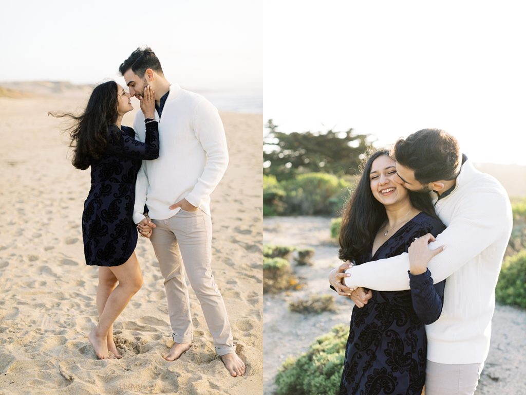 surprise proposal portraits in Monterey, CA by film photographer AGS Photo Art