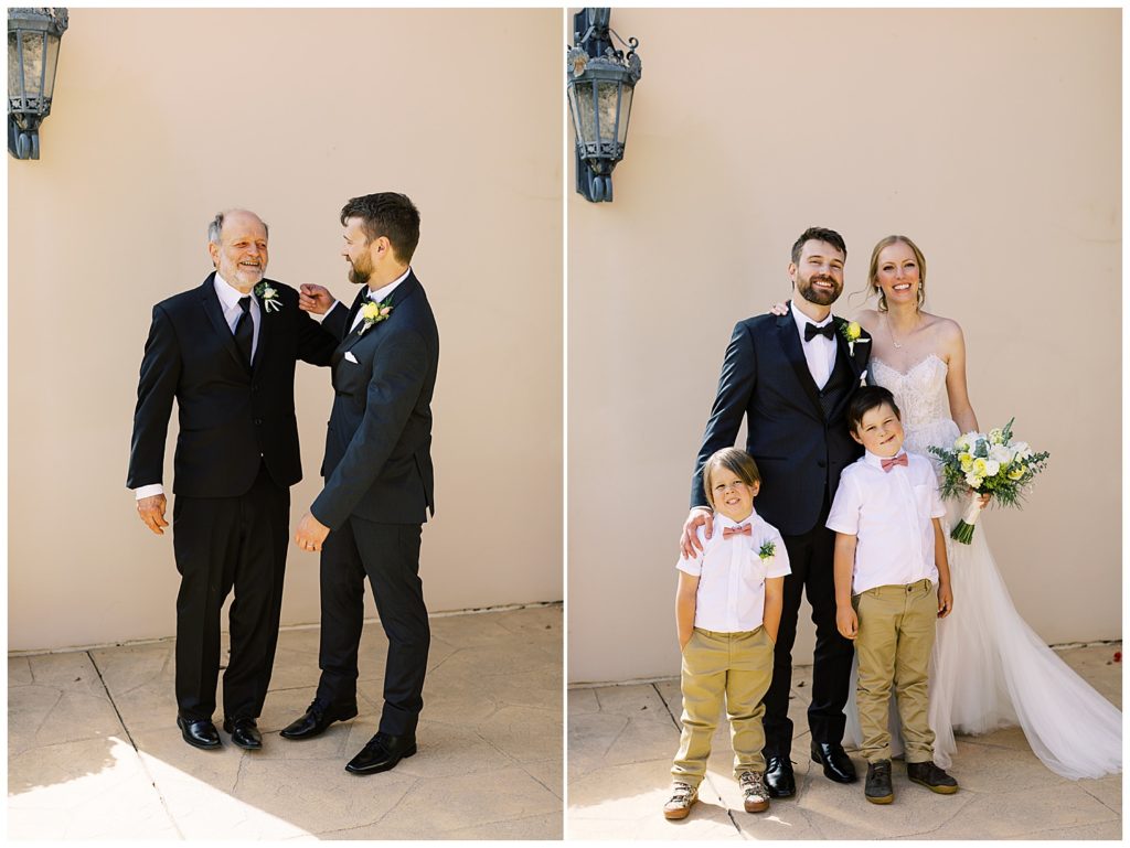 family wedding portrait photography by film photographer AGS Photo Art