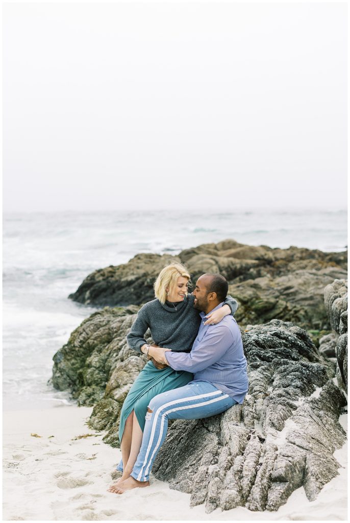 Pebble Beach Honeymoon Portrait Session
