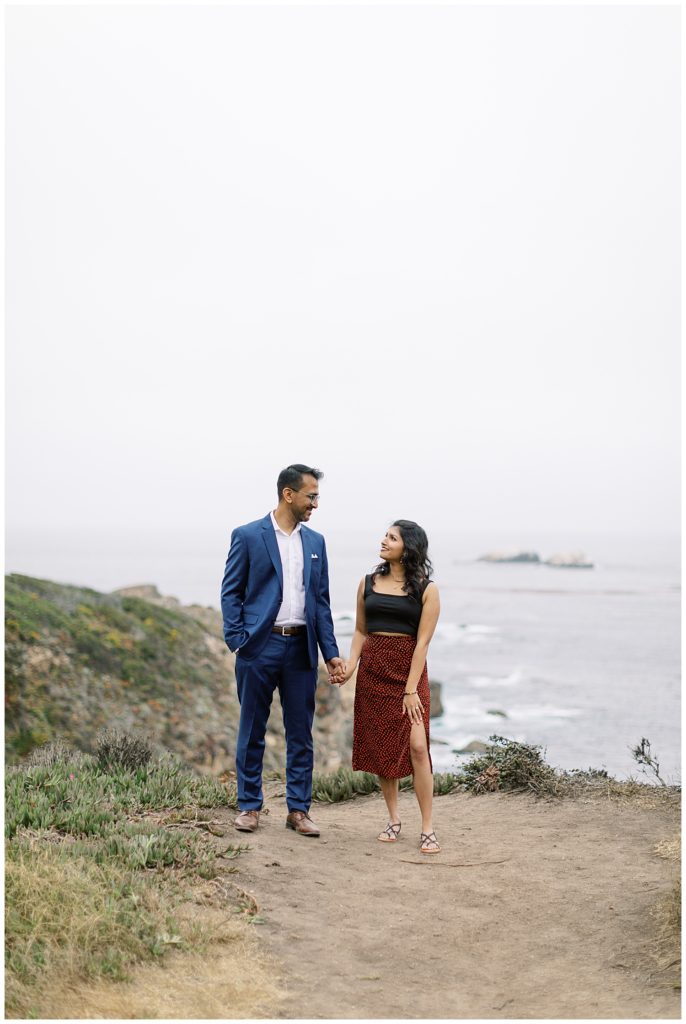 surprise proposal couple portrait by Big Sur photographer AGS Photo Art