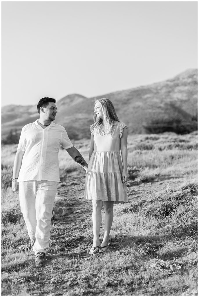 black and white couple portrait by film photographer AGS Photo Art