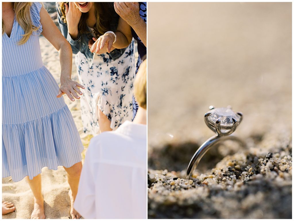 Carmel family session turned surprise proposal photographer