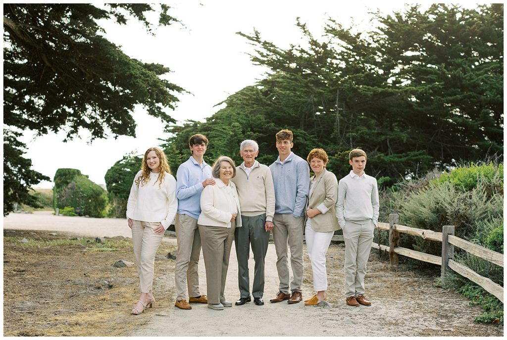 family session on film at Pebble Beach
