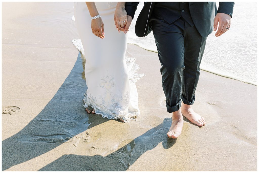 Monterey intimate wedding photography on the beach by film photographer AGS Photo Art
