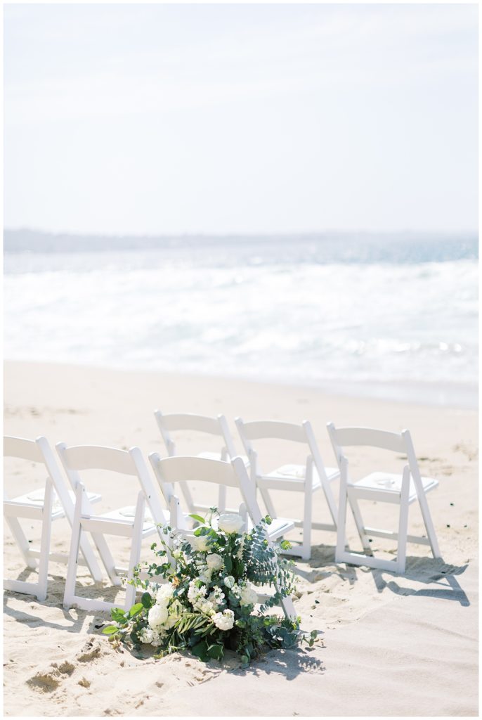 ceremony overlooking the beach
