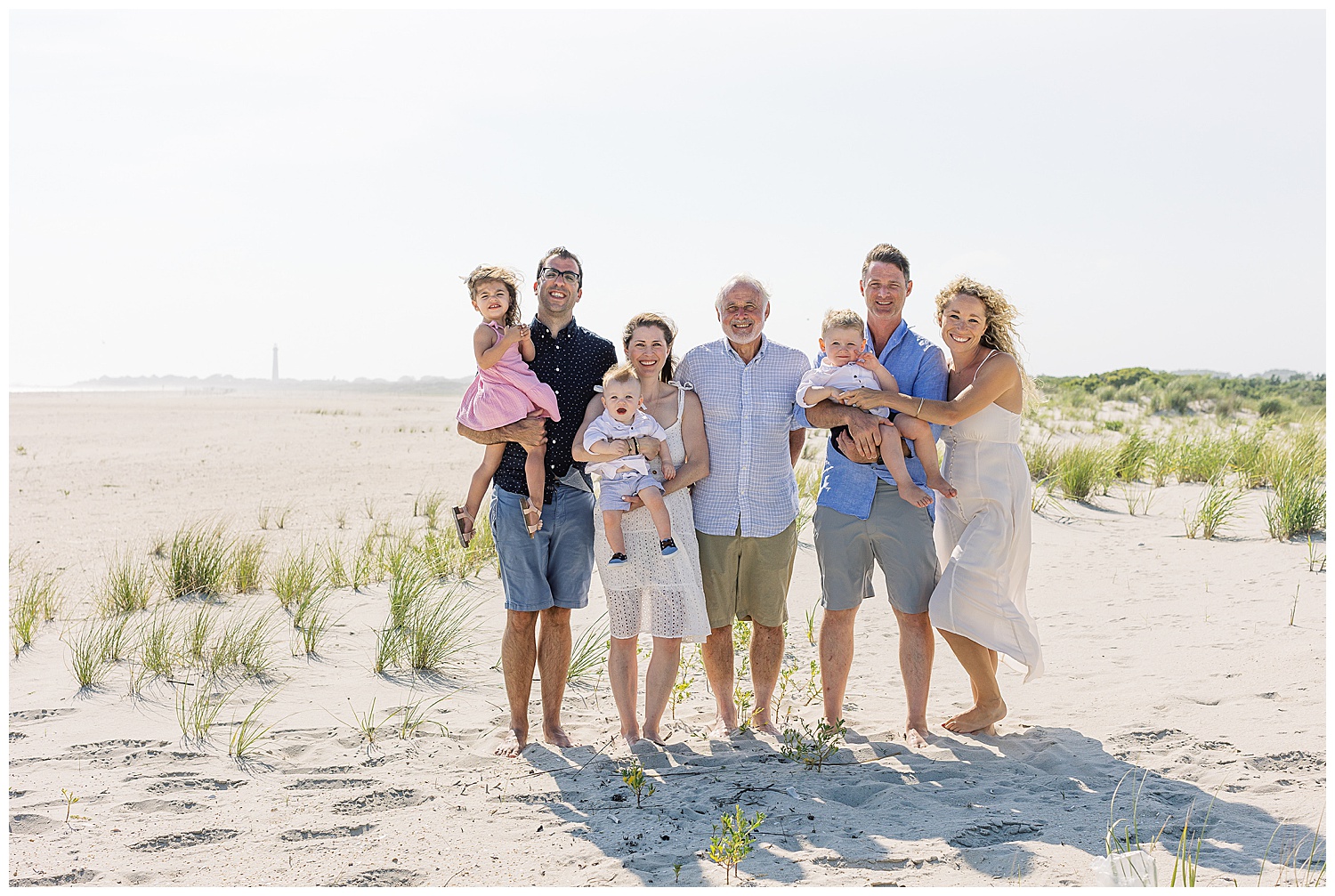 full family session in Cape May, New Jersey by film photographer AGS Photo Art