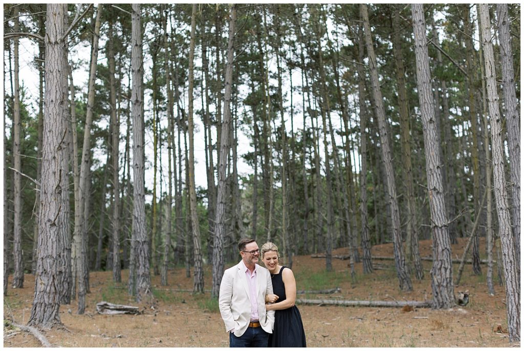 engagement session in the forest