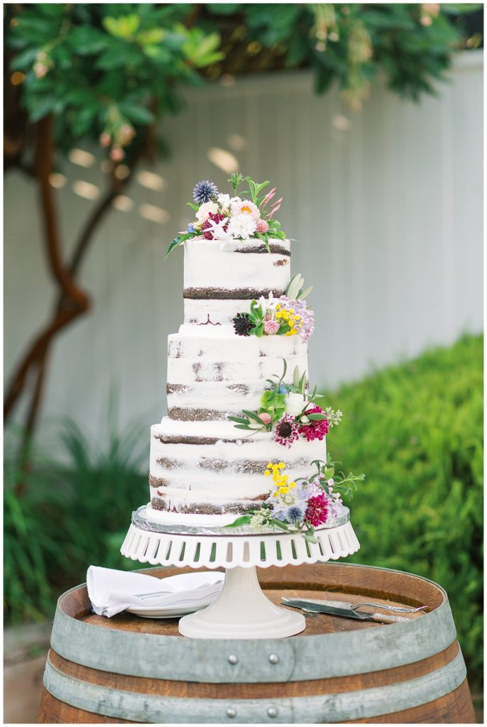 Monterey wedding cake by Layers