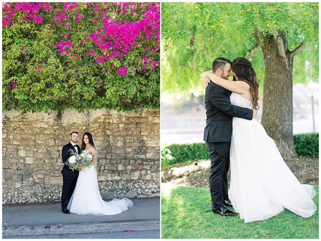 Classic Monterey Bay Wedding portraits at The Perry House