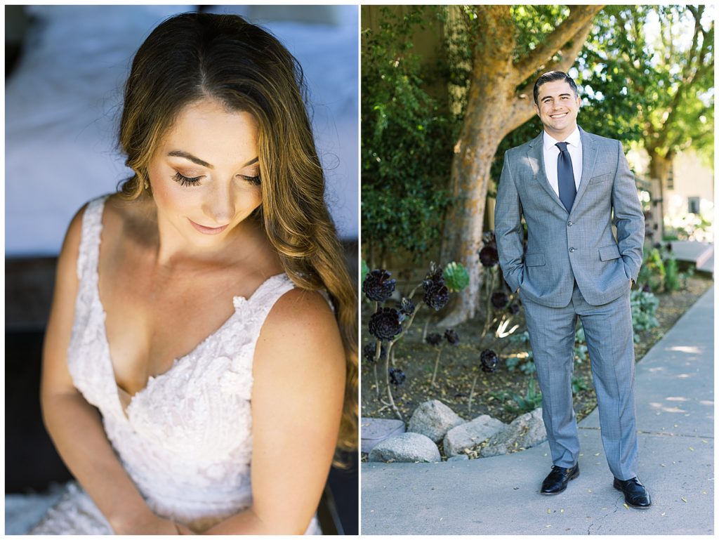 Big Sur elopement wedding portraits of the bride and groom