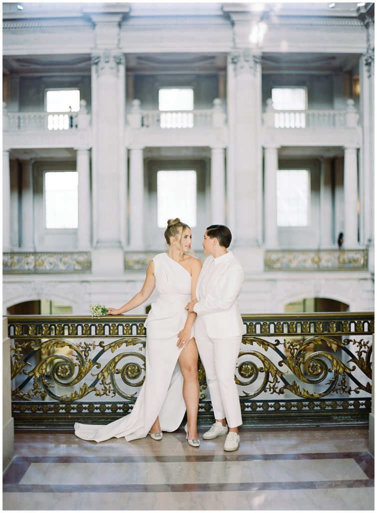 San Francisco City Hall bridal portraits