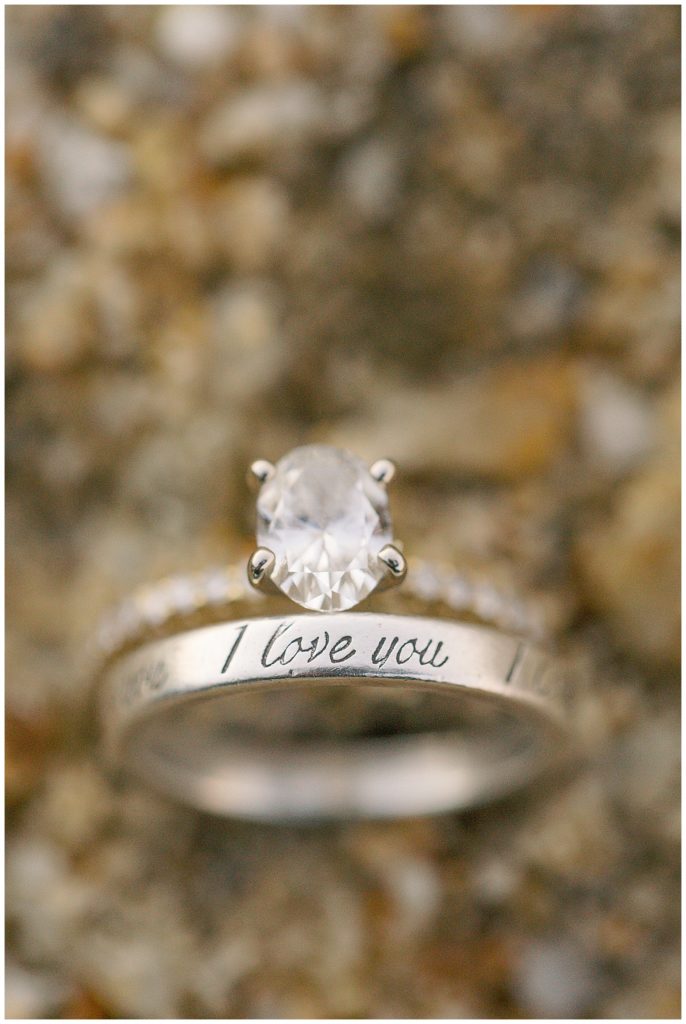 Pebble Beach engagement ring