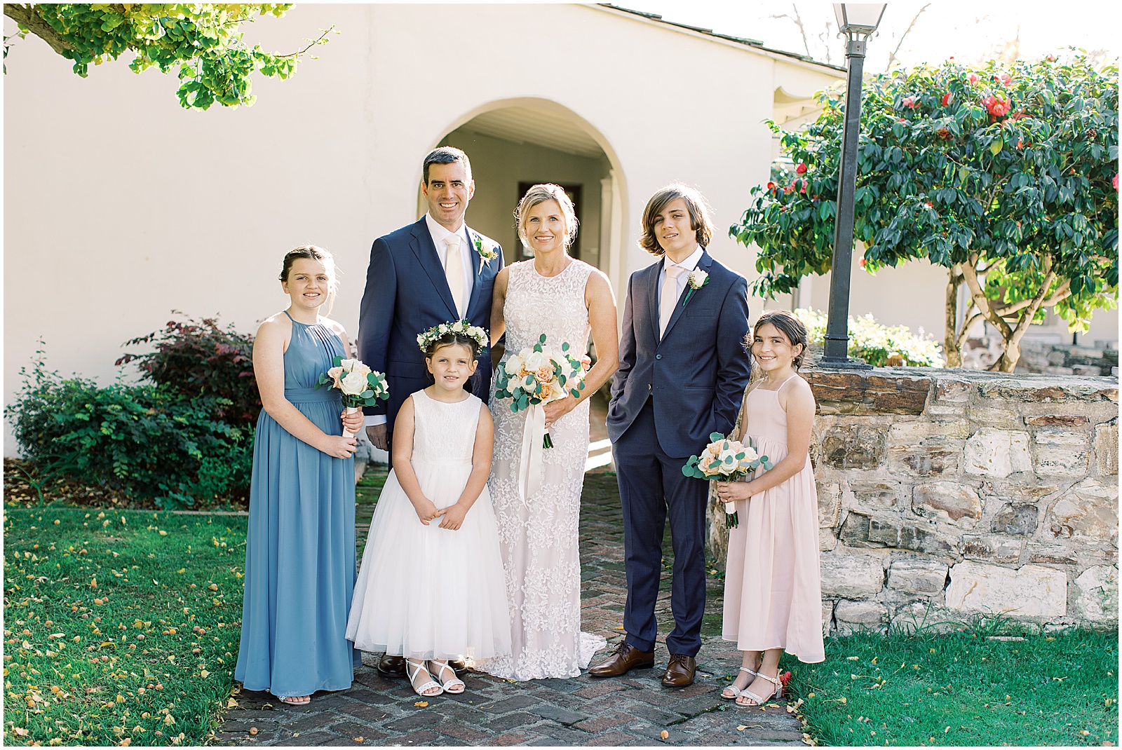 family photographed by fine art monterey wedding photographer