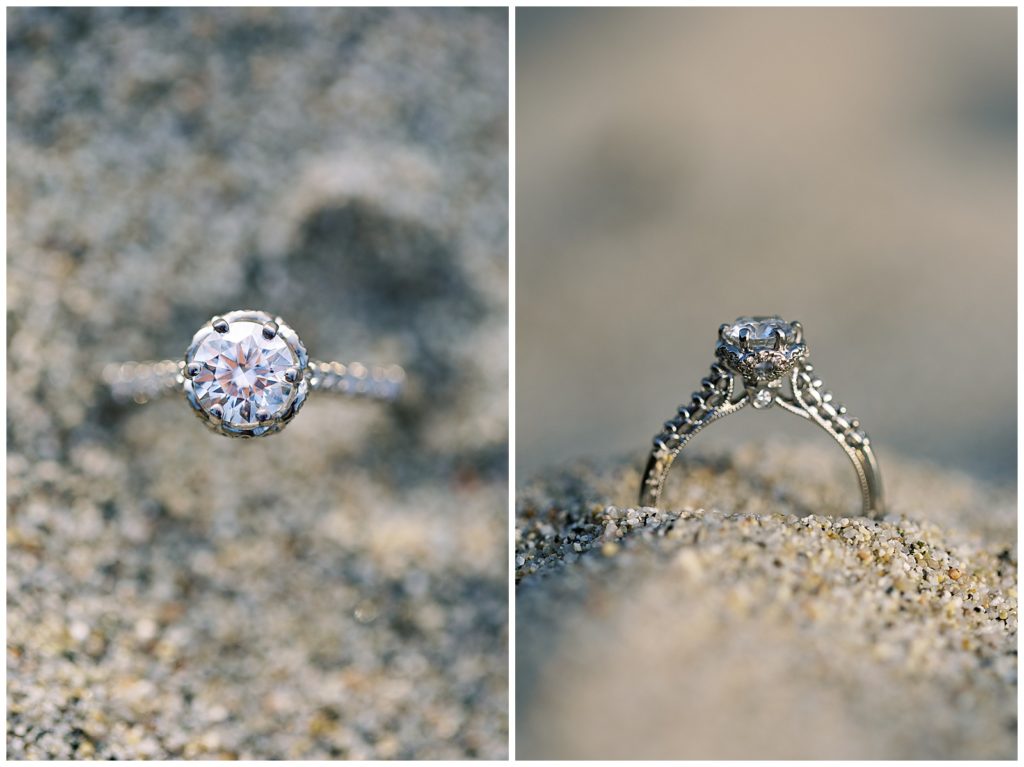 engagement ring from Calla Lilly Valley Proposal