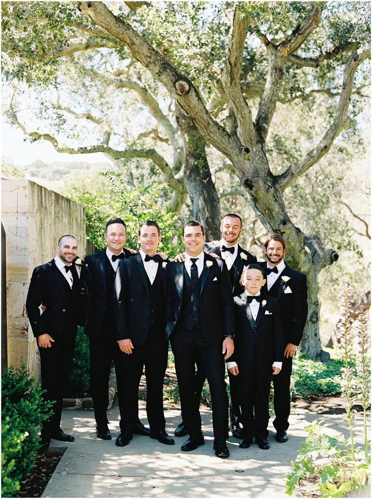 portrait of groomsmen by film photographer AGS Photo Art