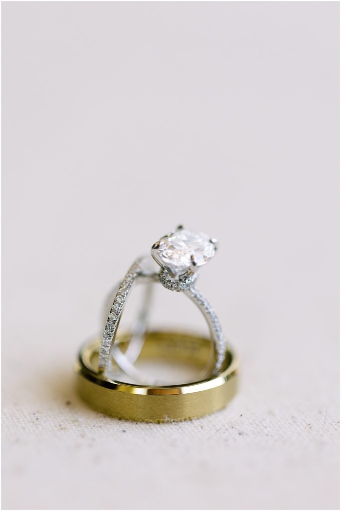 portrait of engagement ring by film photographer AGS Photo Art 