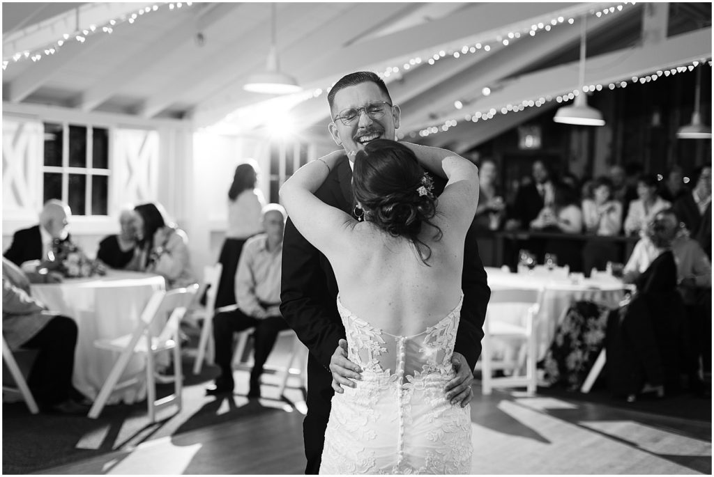 portrait of couple first dance by film photographer AGS Photo Art 