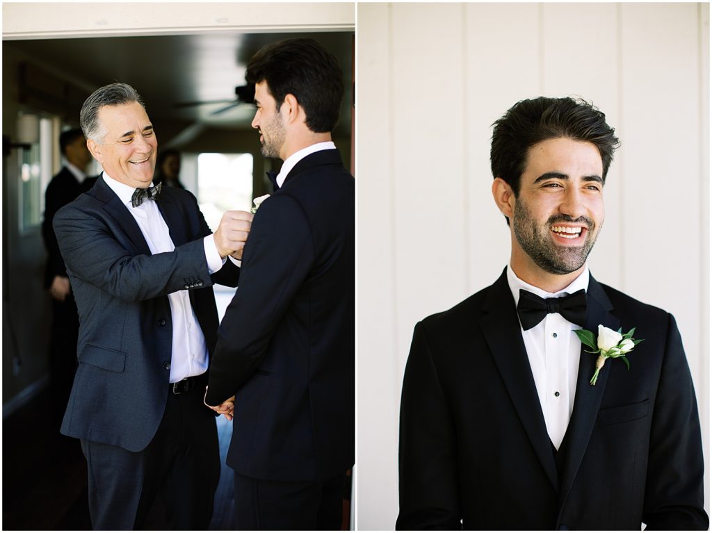 portrait of groom and father  by film photographer AGS Photo Art 