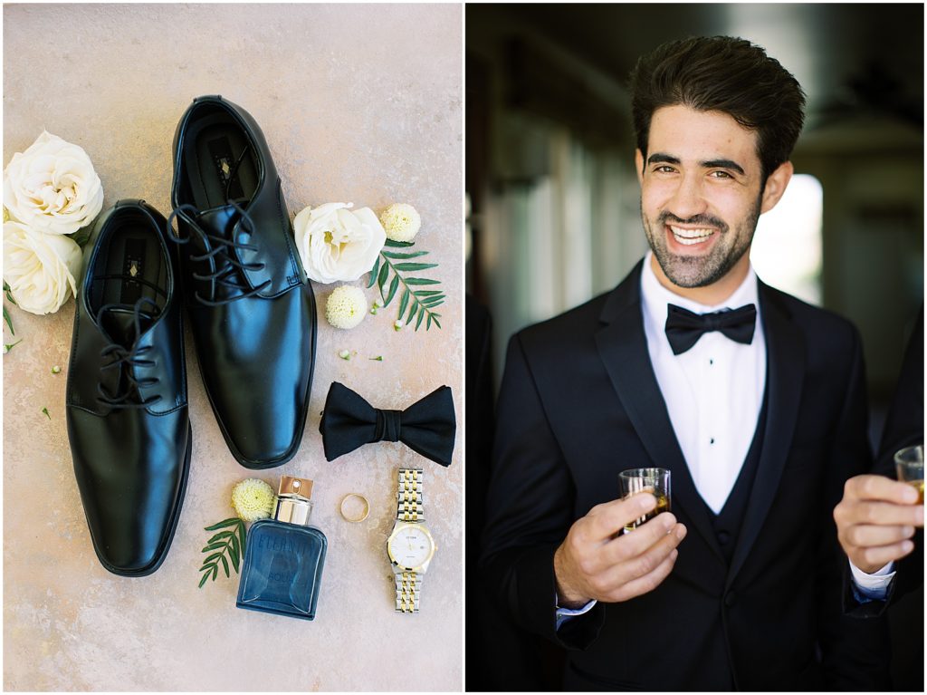 portrait of groom details  by film photographer AGS Photo Art 