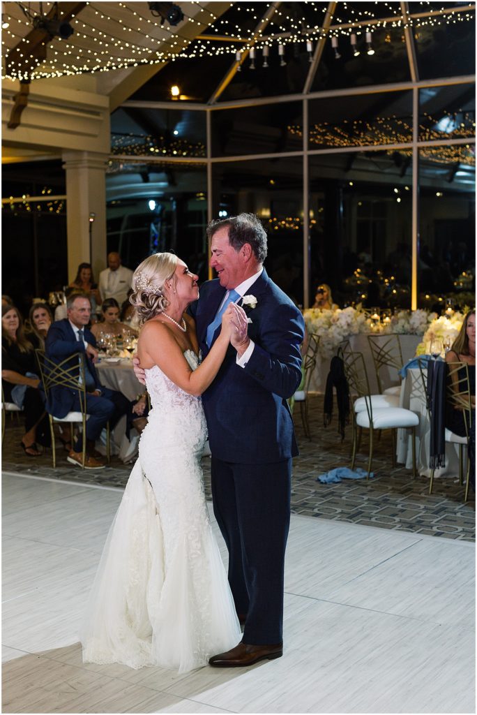 portrait of bride dancing with father by film photographer AGS Photo Art