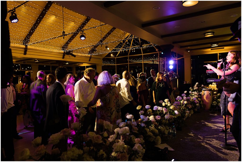 portrait of wedding guests during reception by film photographer AGS Photo Art
