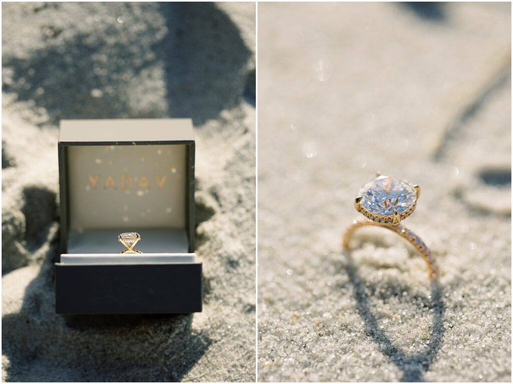 Brilliant diamond engagement ring, photography by AGS Photo Art
