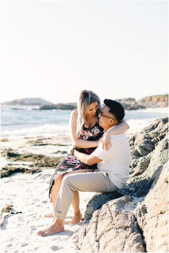 Happy couple on the beach, photography by AGS Photo Art