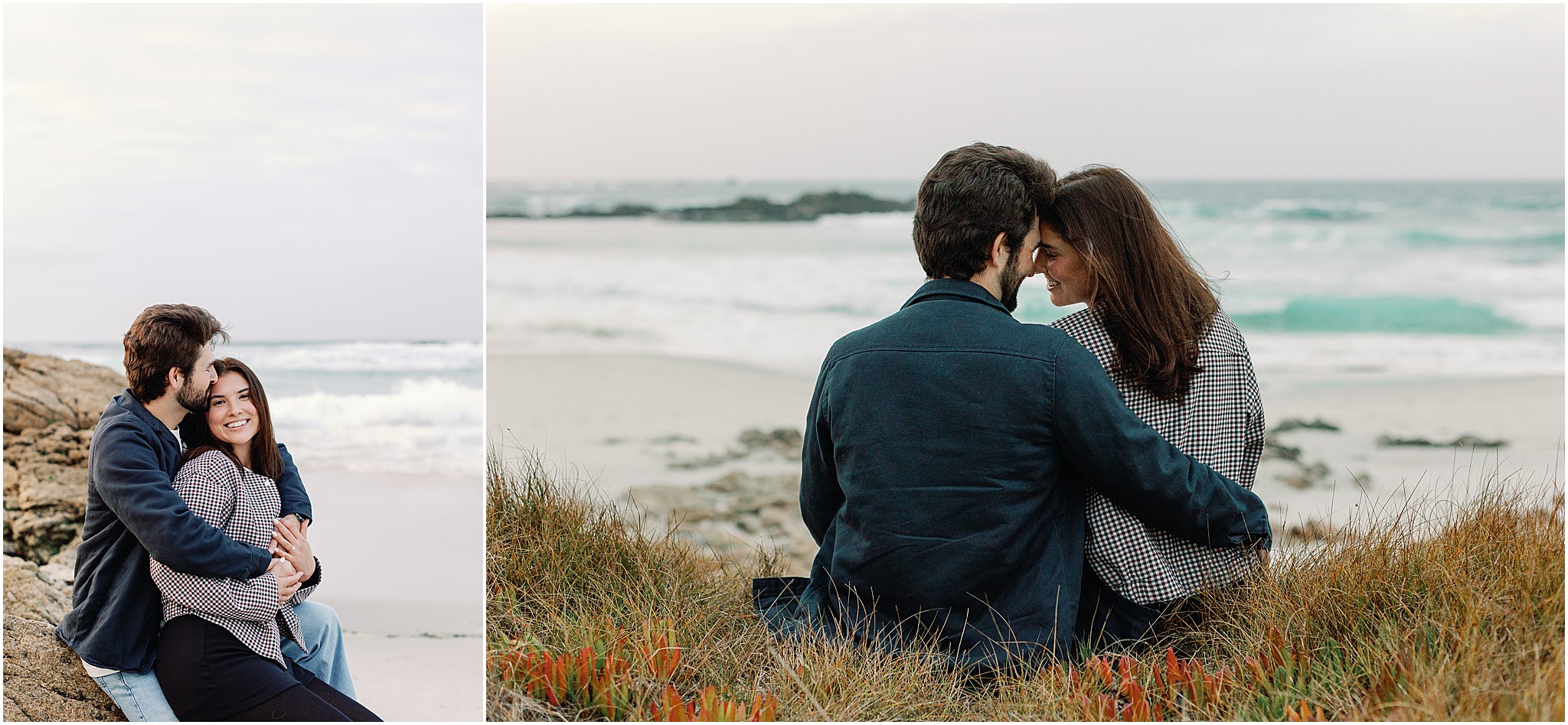 AGS PhotoArt capturing love at Spanish Bay Beach.