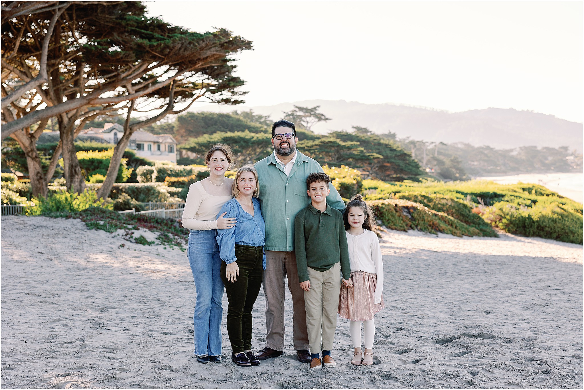 Lifestyle family portraits by AGS PhotoArt at Carmel beach
