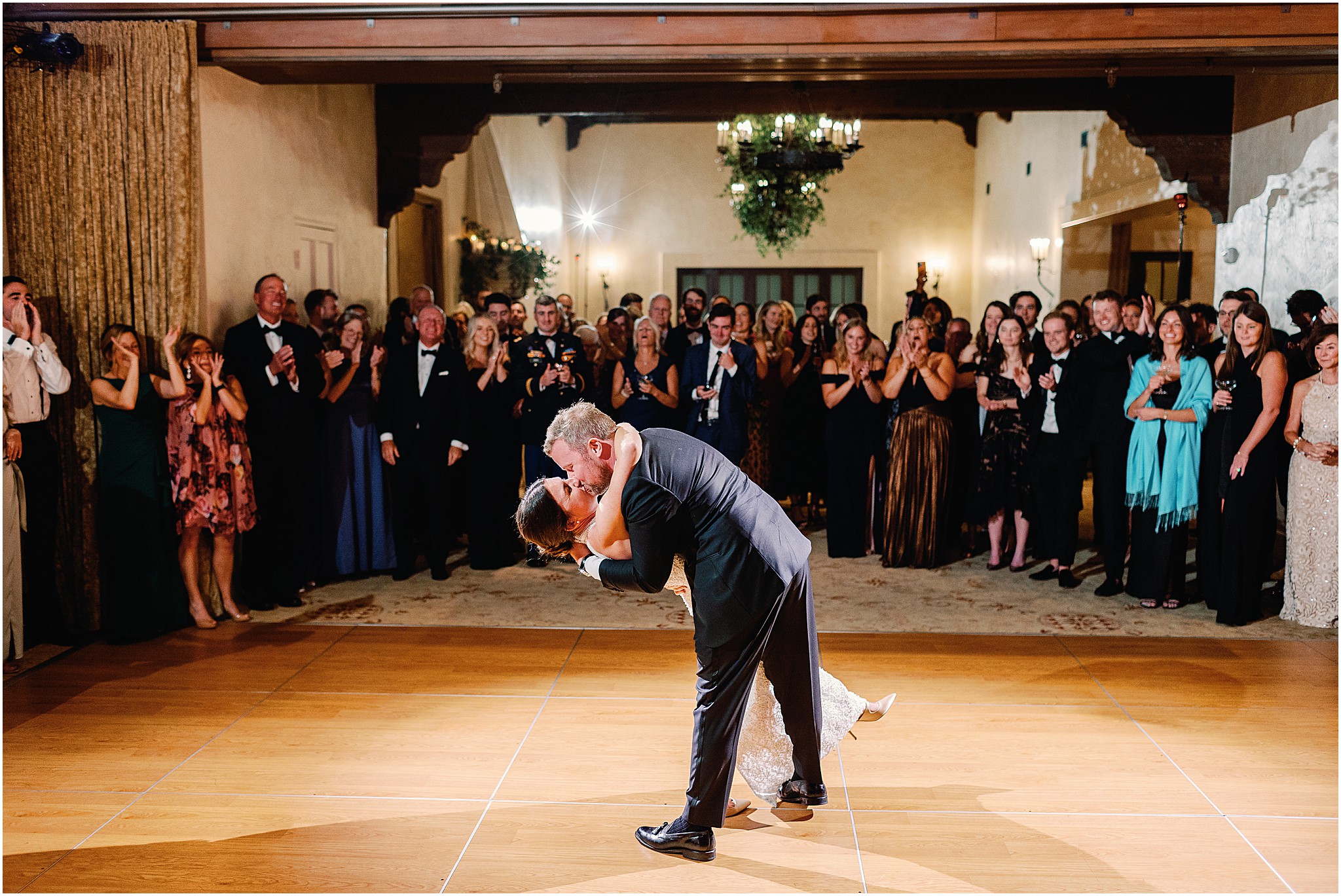 Couple’s first dance at Monterey Peninsula Country Club.