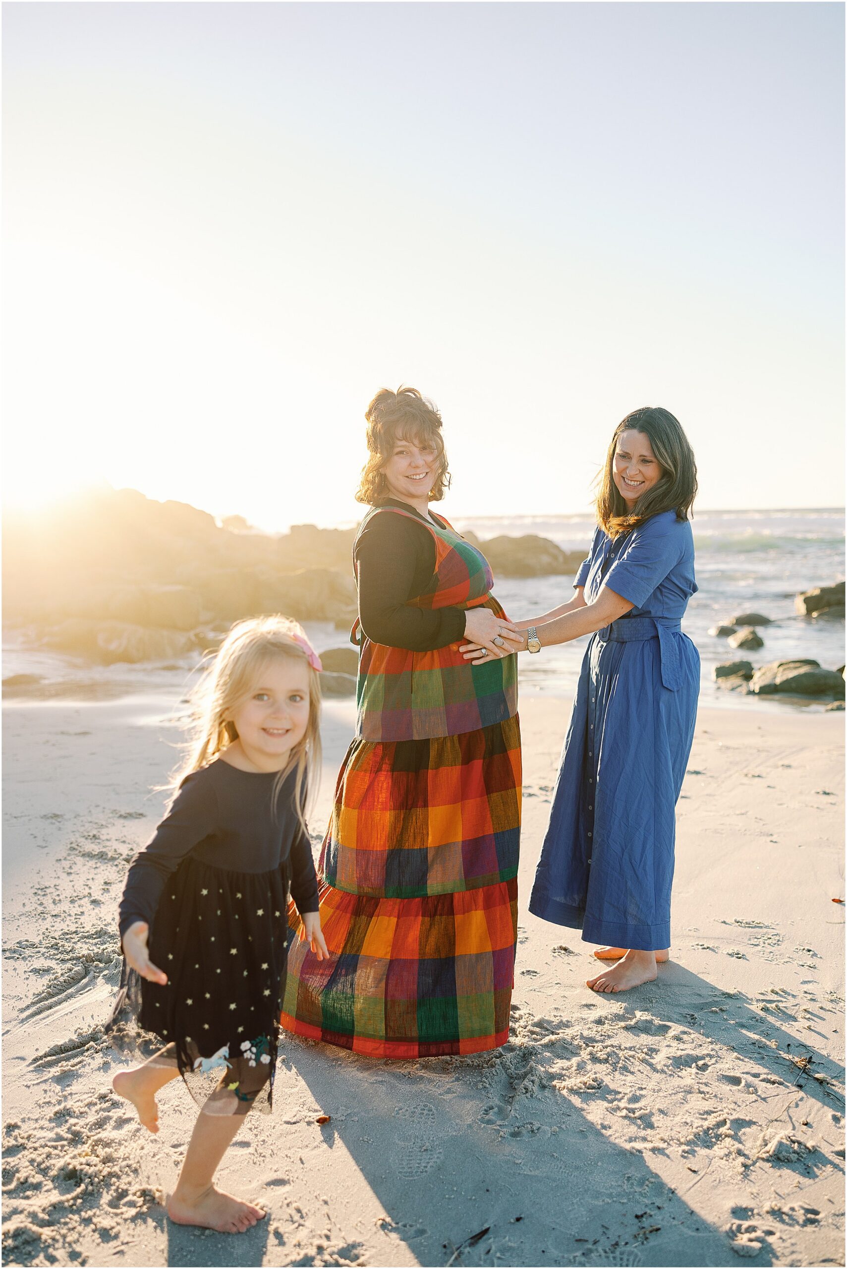 Sunset maternity session at Carmel-by-the-Sea.
